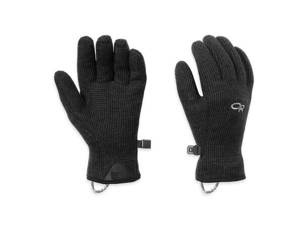 OR Flurry Sensor Gloves W Sort L Soft fleece hansker til damer
